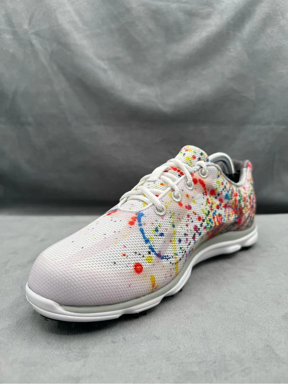 FootJoy emPower Spikeless Golf Shoes Women’s Size 7.5 Paint Splatter Multicolor